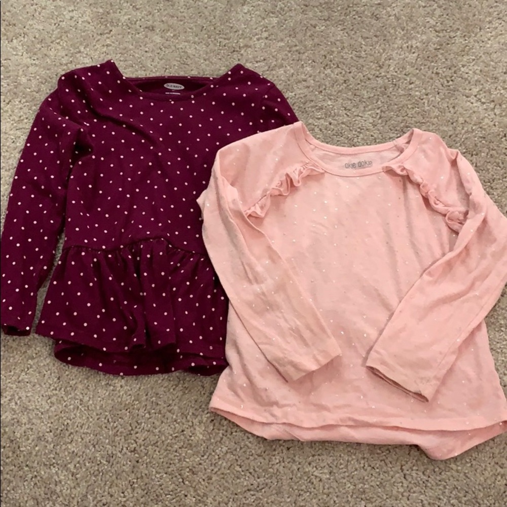 Lot of 2 Polka Dot tops size 3T
